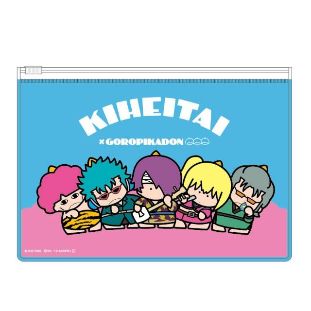 鬼兵隊a 銀魂 サンリオキャラクターズ クリアフラットポーチ s426gst7 トレカショップ Lead 通販 Yahoo ショッピング