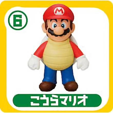 スーパーマリオ チョコエッグ エラー品 左のマリオさん、ちょっとお行儀悪くありませんか？ あ、人差し指