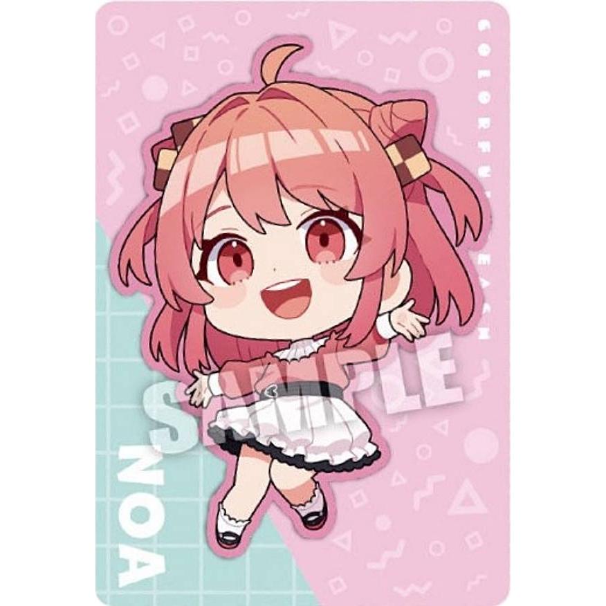 カラフルピーチ　からぴち　のあ　ウエハース　等身　デフォ　のあさん No.13 のあ (デフォルメイラストカード) 】カラフルピーチ ウエハース