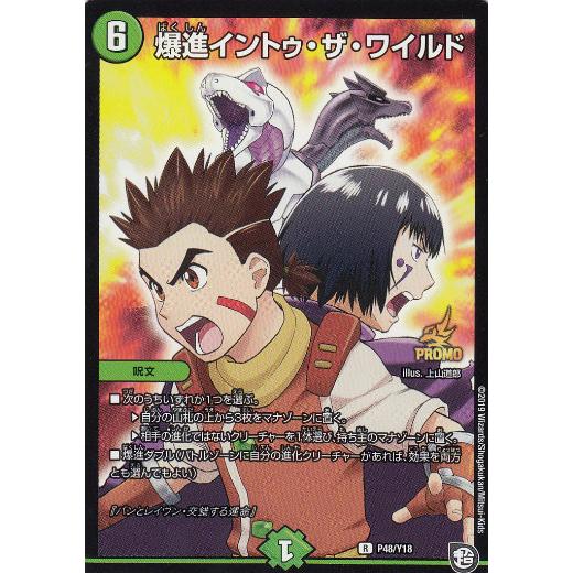 デュエルマスターズ P48 Y18 爆進イントゥ ザ ワイルド R レア コロコロアニキ 19年 12月号 付録 12cr1911tt4 トレカショップ Lead 通販 Yahoo ショッピング