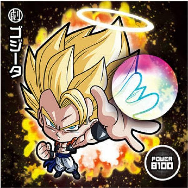 W16-18 ゴジータ (BR ブラックレア) 】 ドラゴンボール 超戦士シール