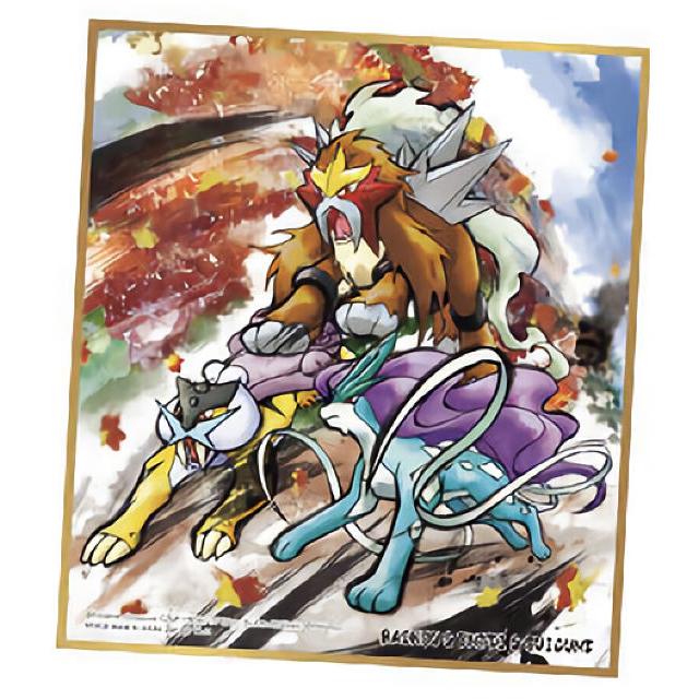 13 ライコウ エンテイ スイクン ポケモン 色紙art 2 141909s227pmt13 トレカショップ Lead 通販 Yahoo ショッピング
