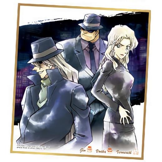 No.11 黒ずくめの組織】 名探偵コナン 色紙ART 3 : トレカショップ 