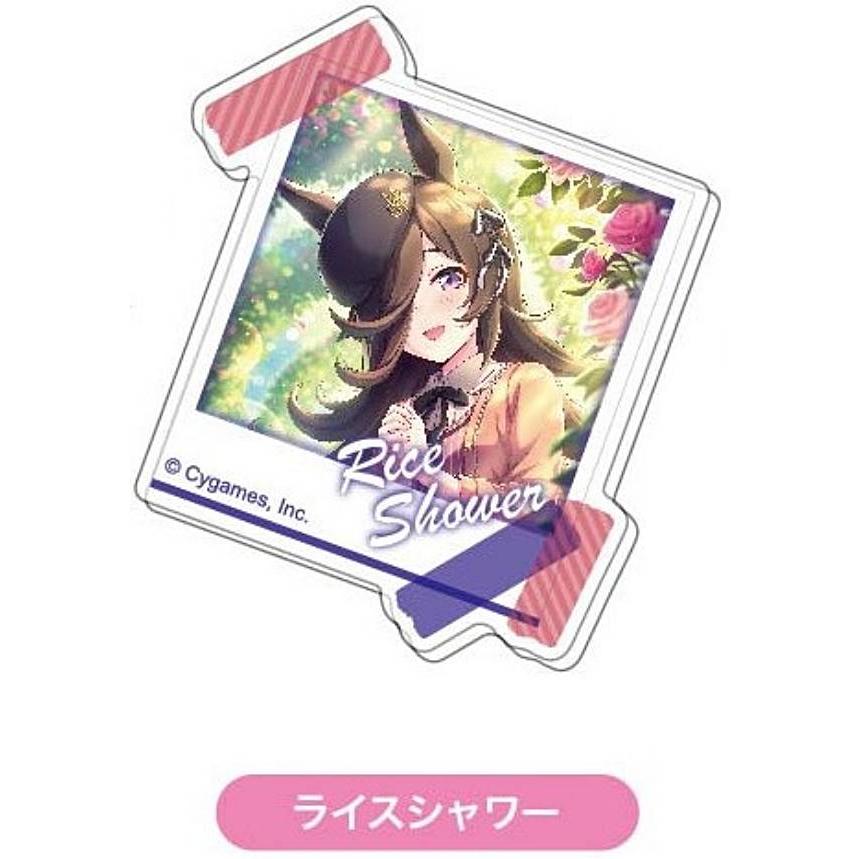 ウマ娘プリティーダービー ライスシャワー 担当バッチ ライスシャワー】アクリルバッジ ウマ娘 プリティーダービー Vol.2 B