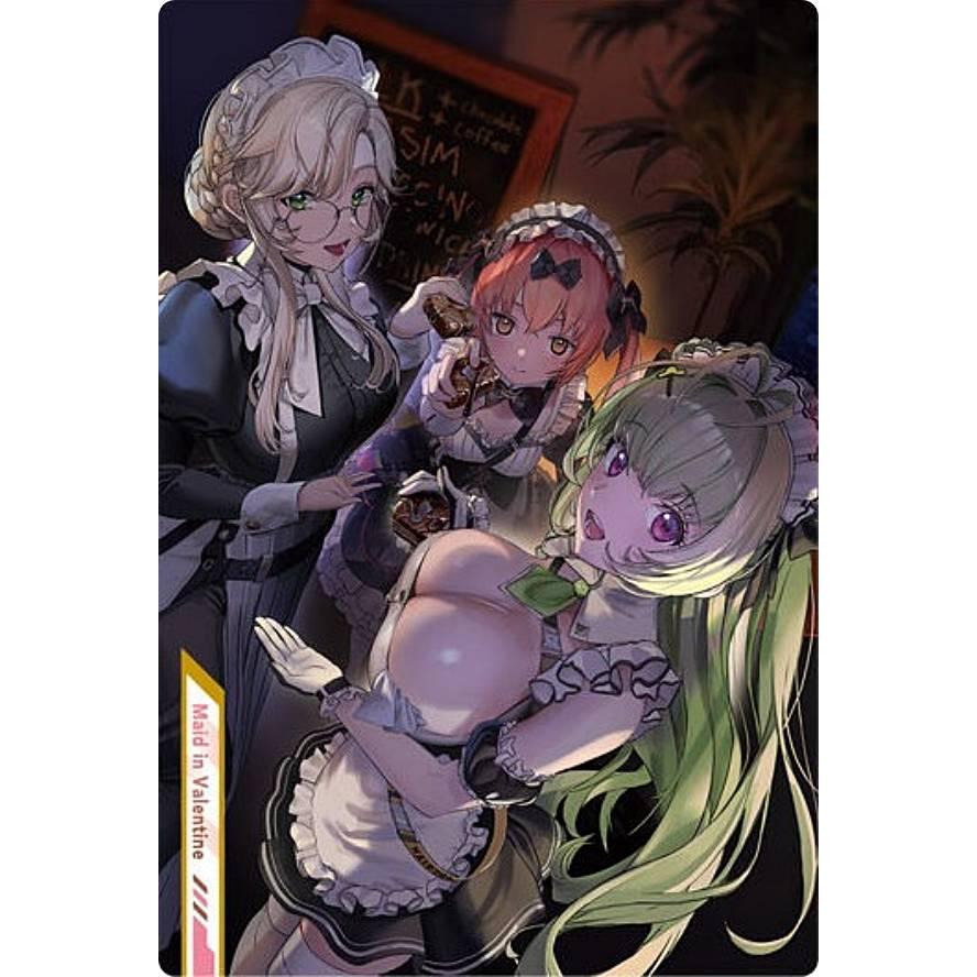勝利の女神 NIKKE ウエハース 第2、3、4弾、 メタルカード No.003 Maid in Valentine】勝利の女神：NIKKE ウエハース2 : トレカ