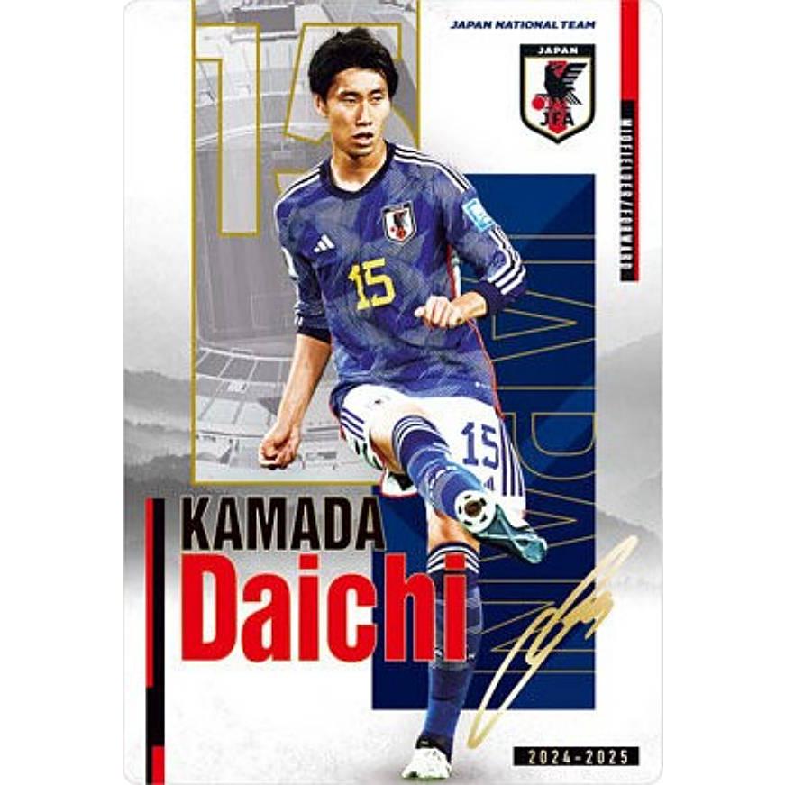 ジャージナンバー 2021 サッカー日本代表 鎌田大地 直筆サインカード ジャージナンバー 2021 サッカー日本代表 鎌田大地 直筆サイン