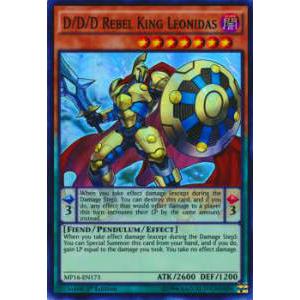 遊戯王 MP16-EN173 DDD反骨王レオニダス(英語版 1st Edition