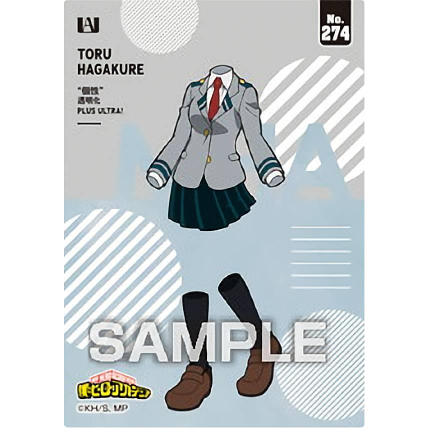 No.274 葉隠透 (制服) 】 僕のヒーローアカデミア クリアカード No.274 葉隠透 (制服) 】 僕のヒーローアカデミア クリアカード