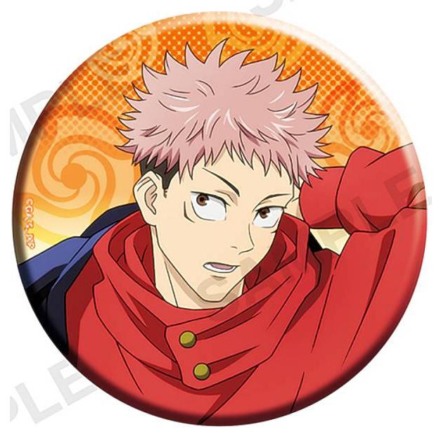 虎杖悠仁A】呪術廻戦 じゅじゅ缶バッジ+75 : トレカショップ LEAD