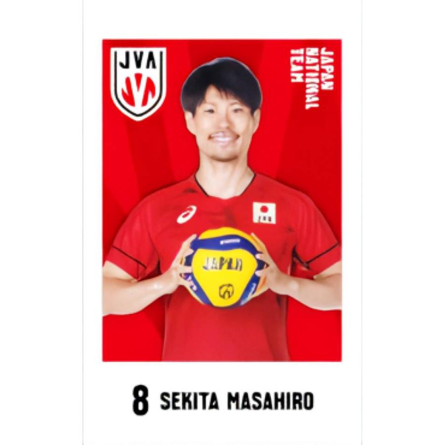 関田誠大選手 トレカ 関田誠大選手 2025年 公式トレーディングカード レギュラーカード 4枚