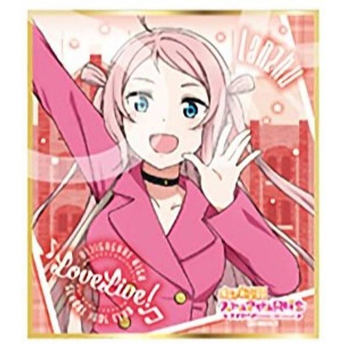 鐘嵐珠 箔押し色紙 虹ヶ咲学園スクールアイドル同好会 鐘嵐珠