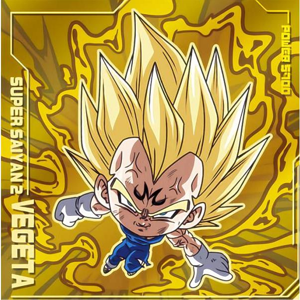 超6-23 魔人ベジータ (ゴールドレア) 】 ドラゴンボール 超戦士シール