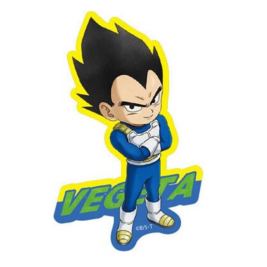 ベジータ(ミニ)】ドラゴンボール ステッカービスケット ※ステッカー