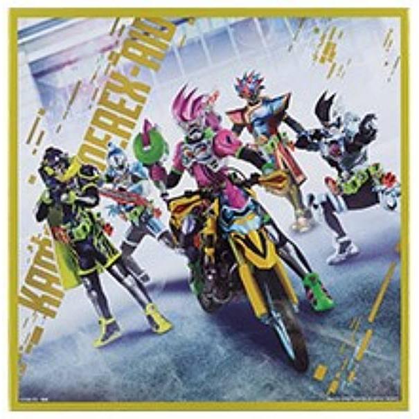 仮面ライダーフィギュア＋一番くじ色紙＋α（値下げ可能） E賞 仮面ライダーエグゼイド(メタリック色紙)】一番くじ 仮面