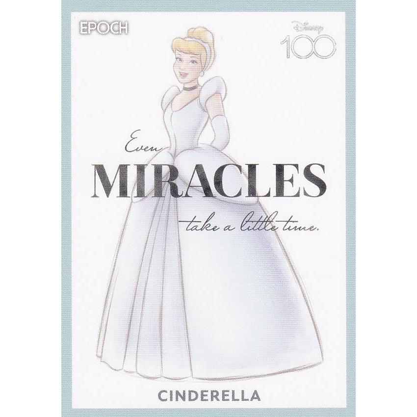 エポック　ディズニー100 シンデレラ　10シリ 03 CINDERELLA シンデレラ (レギュラーカード/名言) 】 Disney創立100