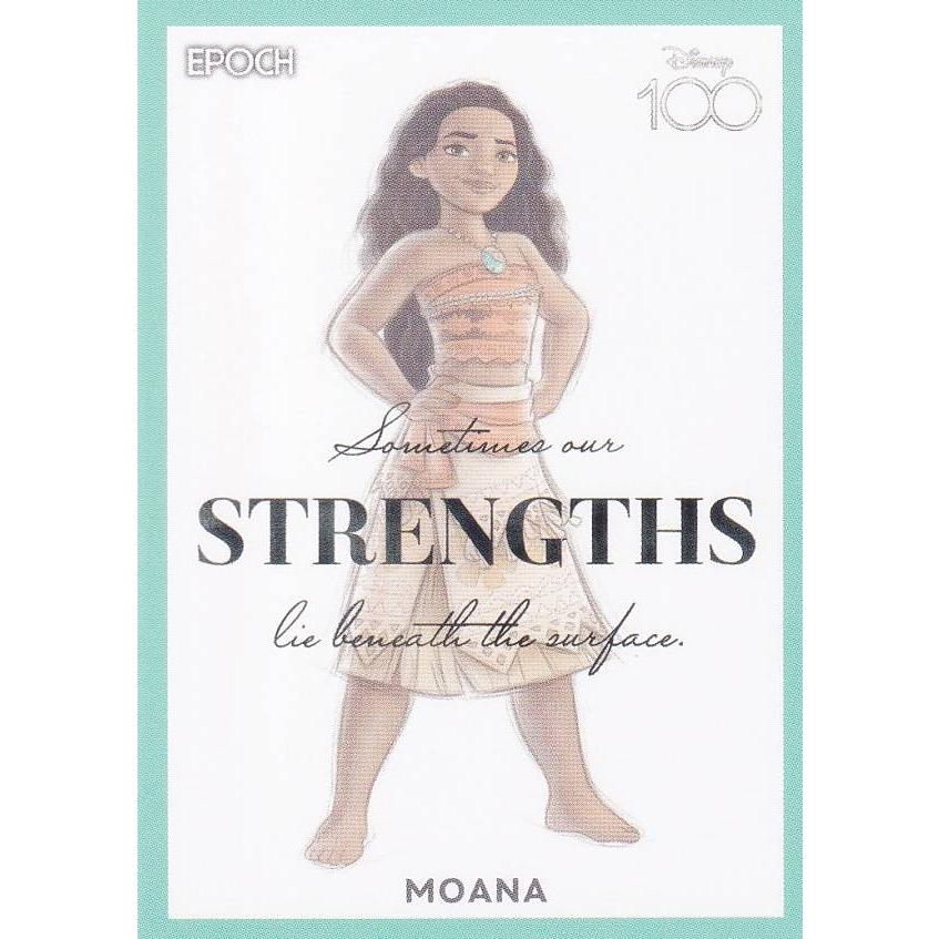 epoch Disney100 モアナ　MOANA セット 13 MOANA モアナ (レギュラーカード/名言) 】 Disney創立100周年 EPOCH