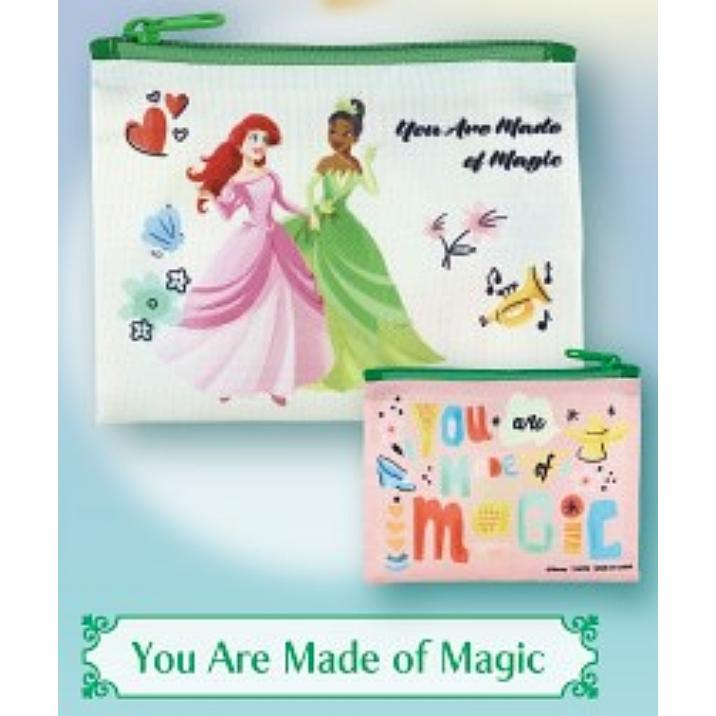 You Are Made of Magic】ディズニープリンセス スクエアポーチ