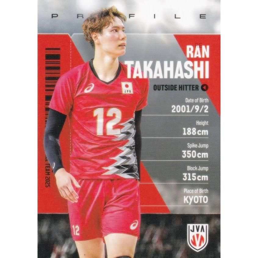 RG40 高橋 藍 (レギュラーカード) 】 バレーボール男子日本代表2025