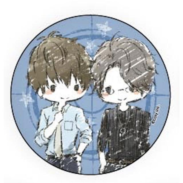 今大路峻＆夏目春】缶バッジ スタンドマイヒーローズ 01 グラフアート