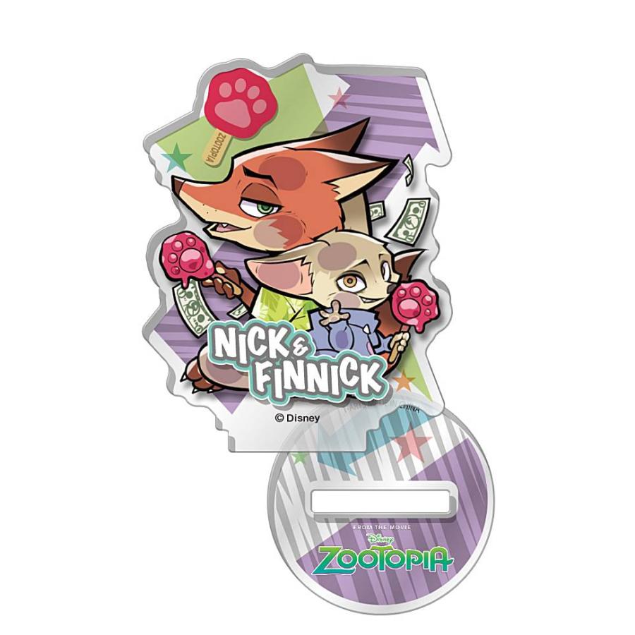 ニック＆フィニック】 ぴた!でふぉめ ズートピア アクリルスタンド