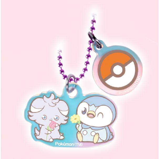 ポッチャマ＆ニャスパー】 ポケピース ツインチャーム にじほし