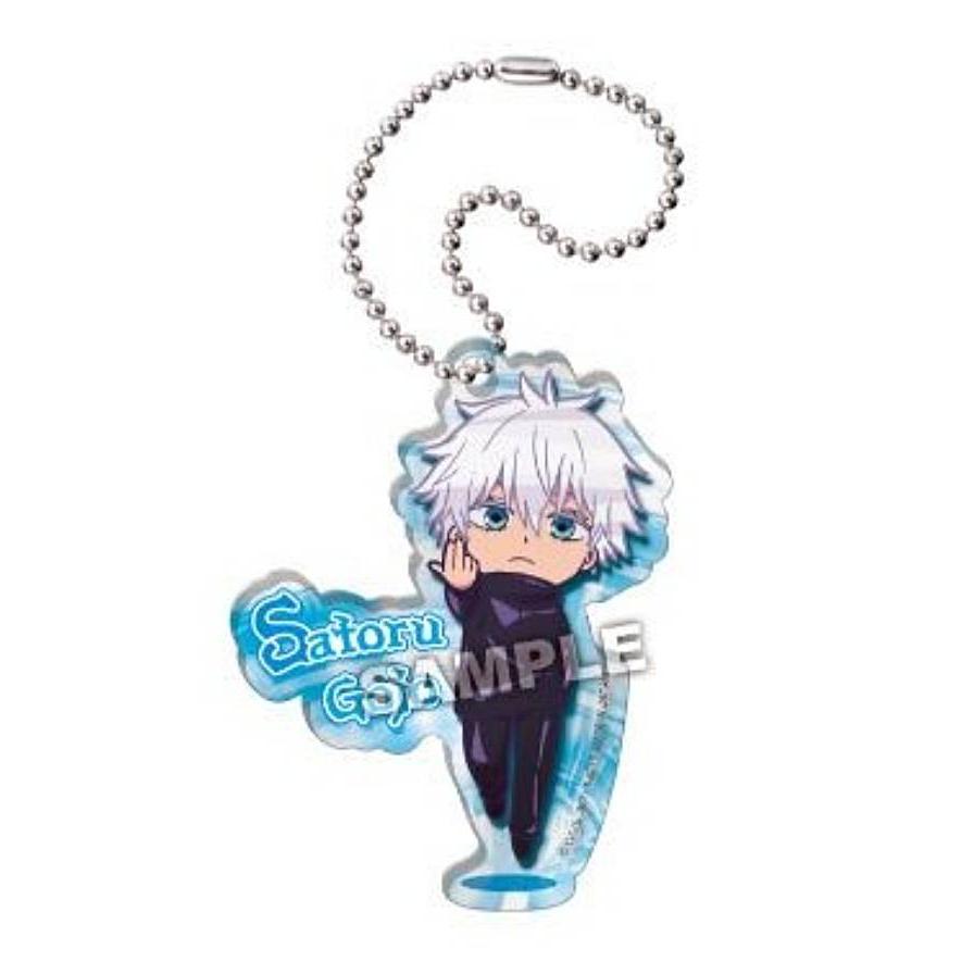 五条悟】ぴょんコレ 呪術廻戦 戦闘! アクリルキーホルダー : トレカ