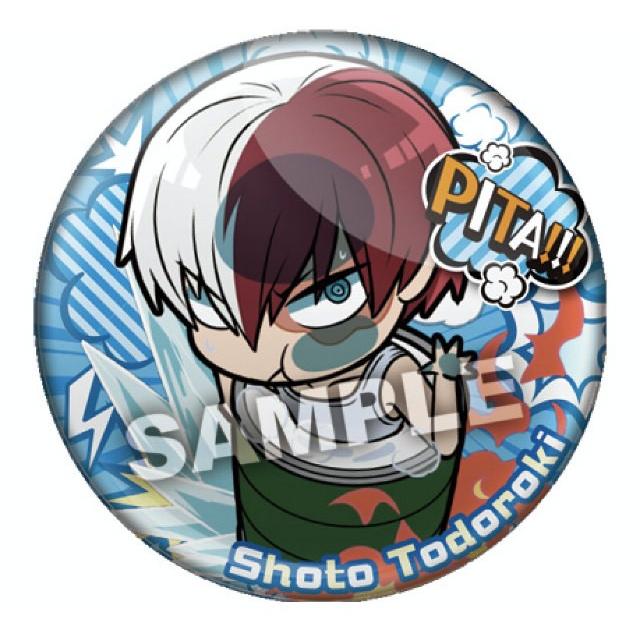 轟焦凍】 ぴた！でふぉめ 僕のヒーローアカデミア 限界突破 缶バッジ
