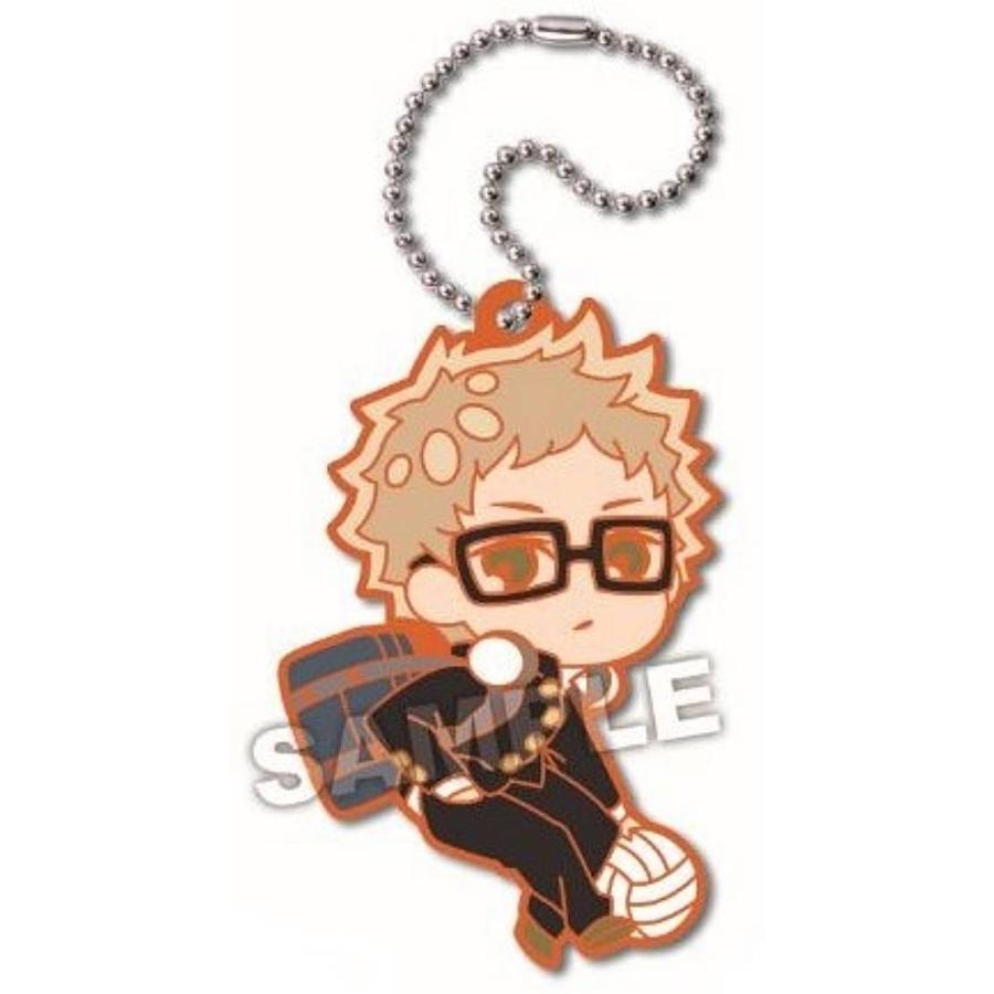 月島蛍】でふぉラバ!ぷらす ハイキュー!! 烏野高校 キーホルダー