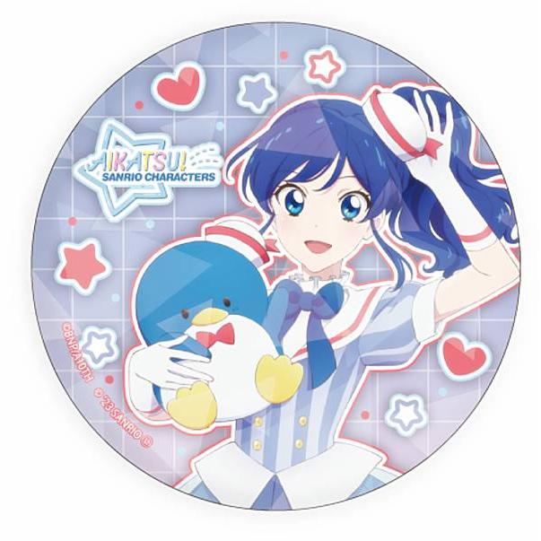 霧矢あおい×タキシードサム】ホログラム缶バッジ(65mm) アイカツ