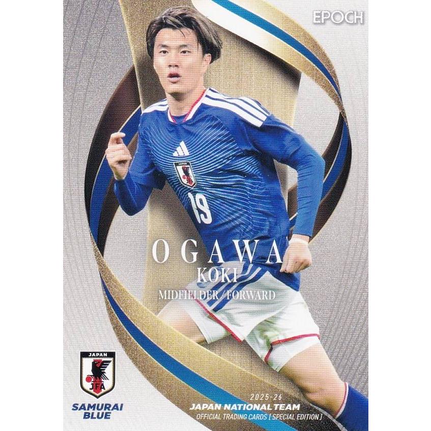 小川航基　ジュビロ磐田　2021officialトレーディングカード サッカー日本代表オフィシャルトレーディングカード 16 小川 航基