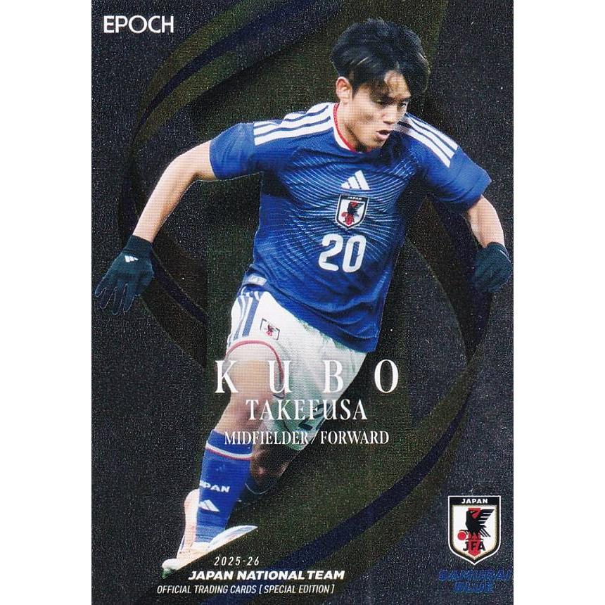 パラレル】サッカー日本代表オフィシャルトレーディングカード 24 久保
