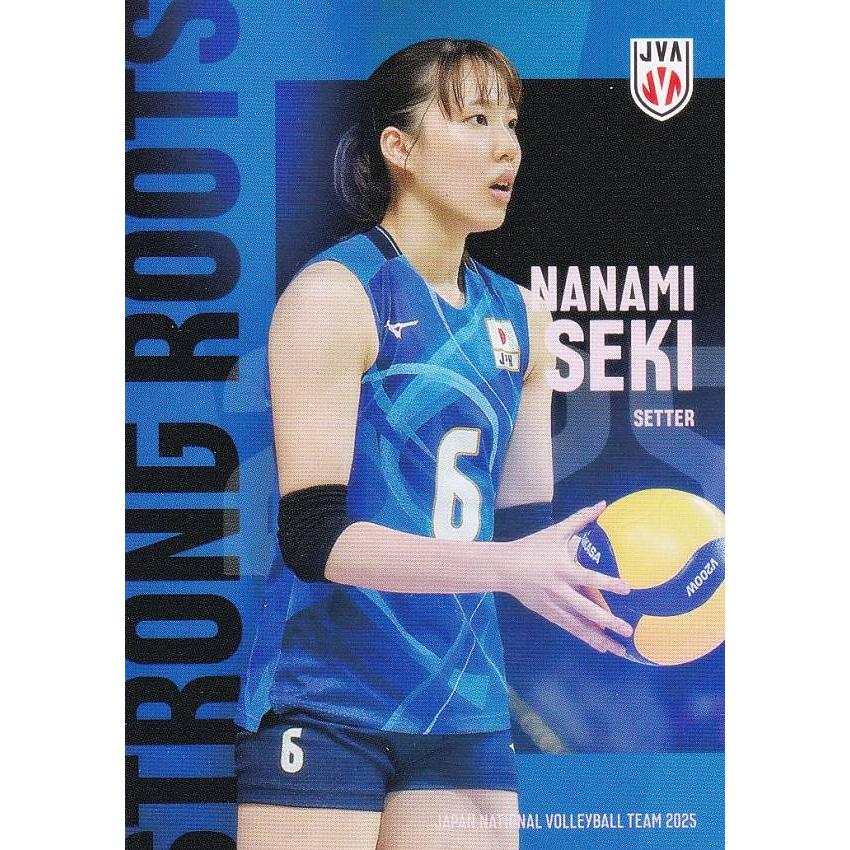 RG24 関菜々巳 (レギュラーカード)】 バレーボール女子日本代表 2025