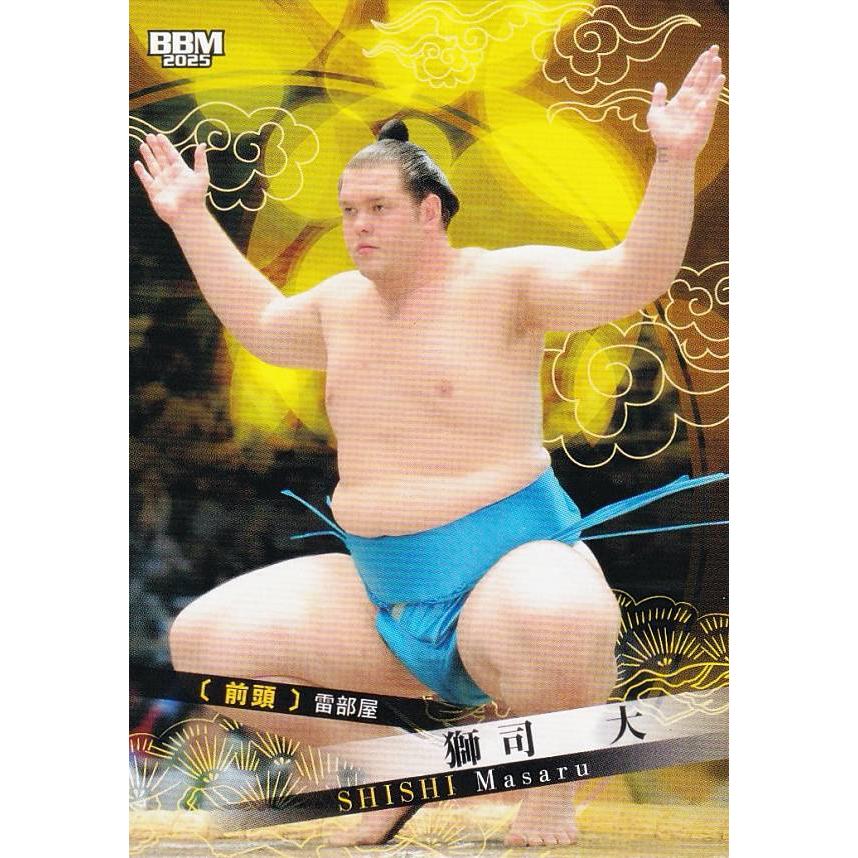 【直筆サイン 34/57】BBM 2025 大相撲カード 獅司 大 前頭 (スペシャルインサートカード) ミントモール / MINT-WEB店 (ボックス通販) / BBM 2025 大相撲