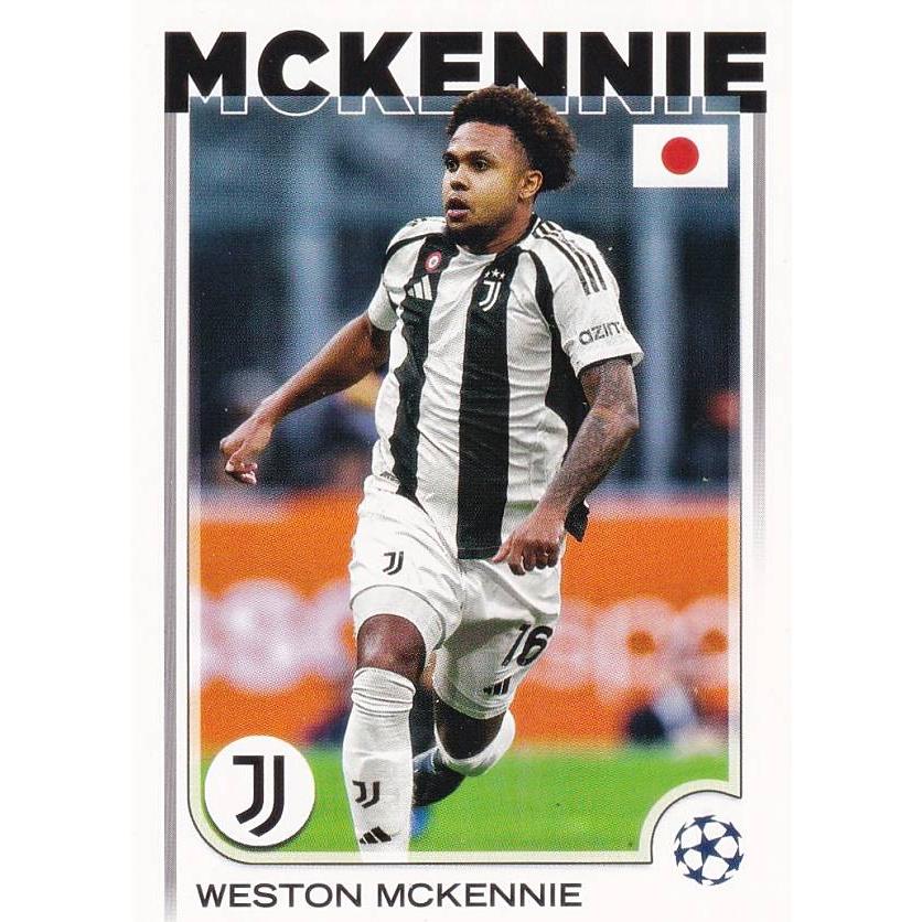 UEFA サッカーカード 160 Weston McKennie Juventus (ベースカード