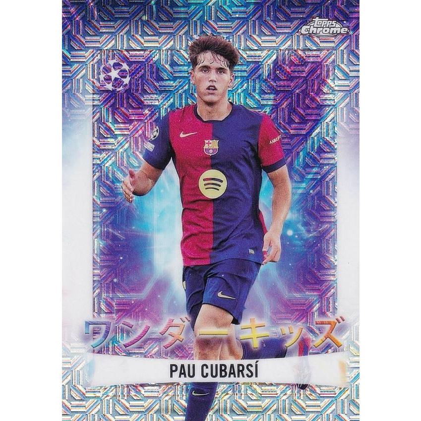 UEFA サッカーカード WK-4 Pau Cubarsi FC Barcelona (インサート