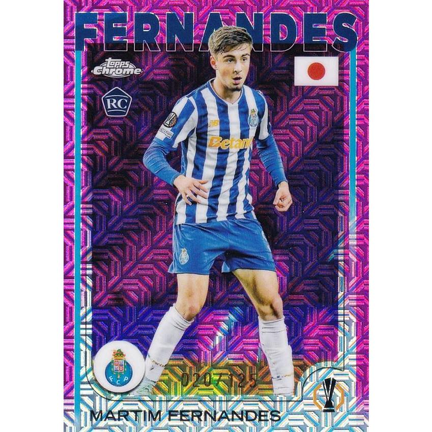 ピンクパラレル 020/125】UEFA サッカーカード 187 Martim Fernandes