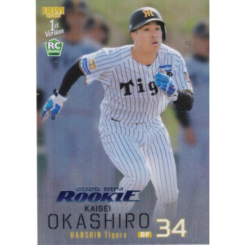 ホロブルー箔版 042/200】BBM ベースボールカード 187 岡城快生(ROOKIE