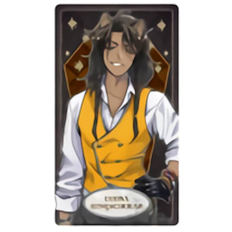 ツイステ　アルカナカード　レオナ ツイステ レオナ・キングスカラー アルカナカード KV - メルカリ