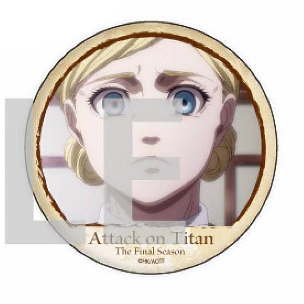 売れ筋・人気アイテム 商品 ヒストリア・レイス】 缶バッジ 場面写Ver 29 進撃の巨人 ピンズ・ピンバッジ・缶バッジ