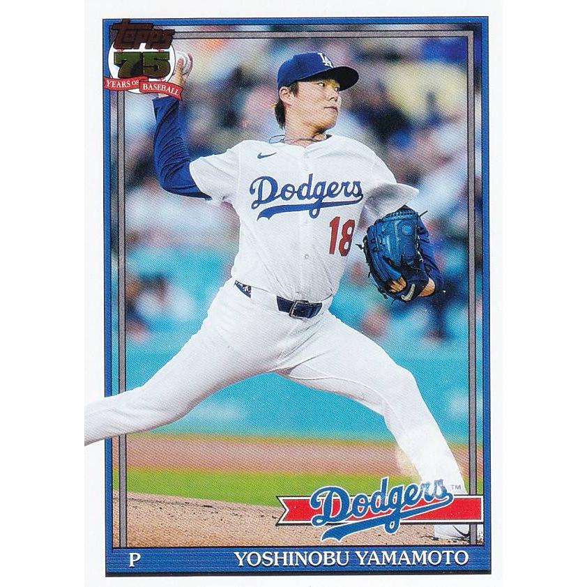 MLB ベースボールカード T91-55 Yoshinobu Yamamoto ロサンゼルス 