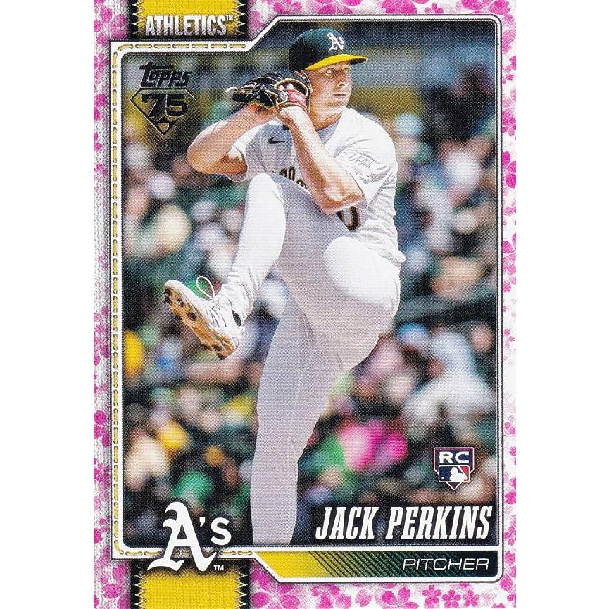 メジャーリーグスターカード 33/99 桜】MLB ベースボールカード 206 Jack Perkins アスレチックス