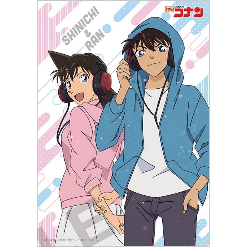 毛利蘭＆工藤新一 (ブロマイド) 】 名探偵コナン ブロマイド