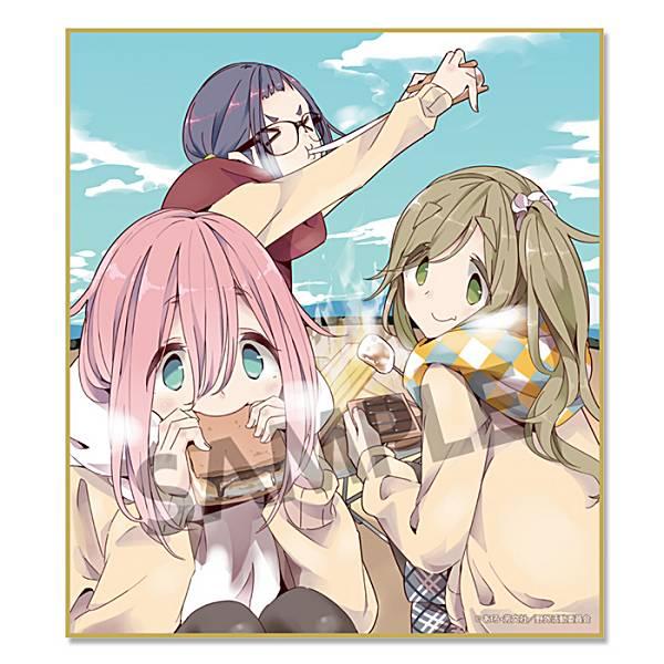 なでしこ＆千明＆あおい (B) 】 ゆるキャン△ トレーディングミニ色紙