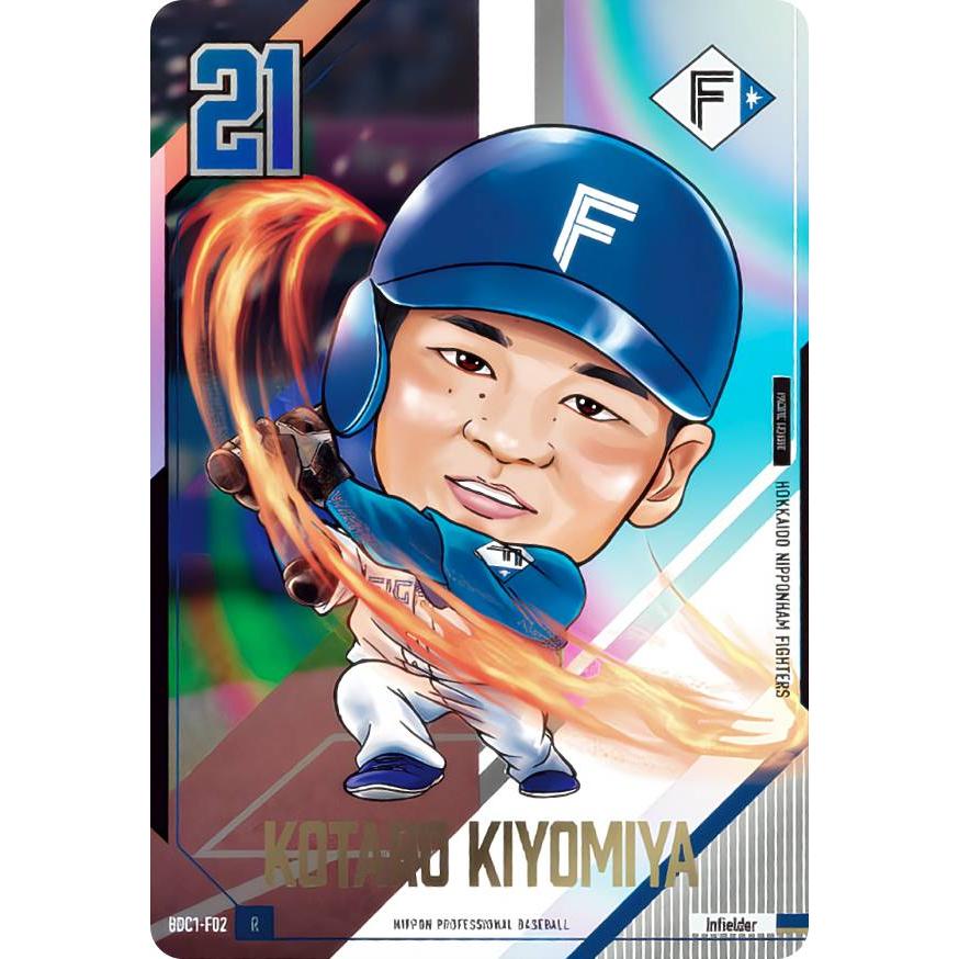 BDC1-F02 清宮 幸太郎 (R レア) 】 プロ野球デフォルメカード