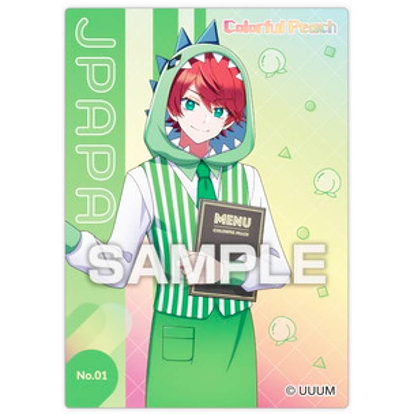 カラフルピーチ　じゃぱぱ　ぴちショップデフォクリアカード カラフルピーチ クリアカード じゃぱぱ - メルカリ