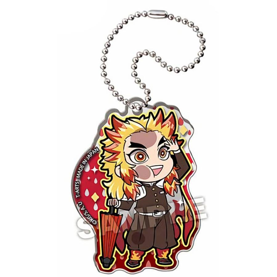 煉獄杏寿郎】 ぴた!でふぉめ 鬼滅の刃 和傘 アクリルキーホルダー