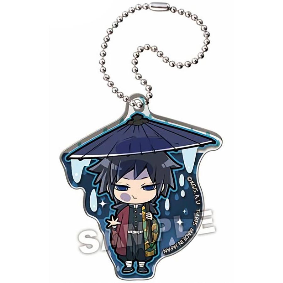 冨岡義勇】 ぴた!でふぉめ 鬼滅の刃 和傘 アクリルキーホルダー