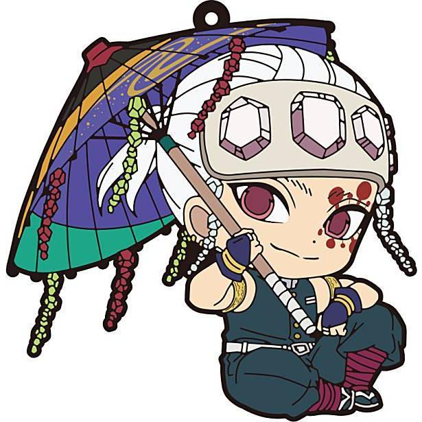 宇髄天元】 鬼滅の刃 ぺたん娘トレーディングラバーストラップ