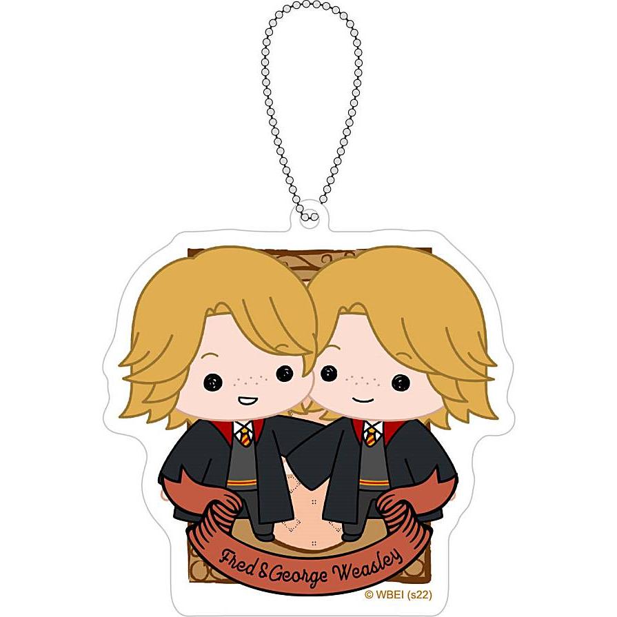 3c ハリポタ　フレッド　ジョージ　アクリルキーホルダー フレッド＆ジョージ・ウィーズリー】ハリー・ポッター アクリル