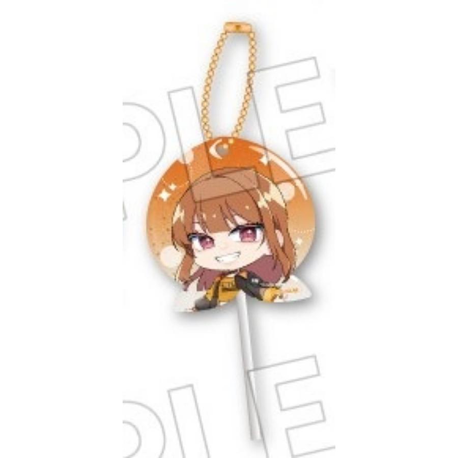 えと】カラフルピーチ キャンディー型アクリルキーホルダー